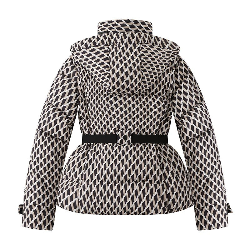zellvo|Fashionable women's hooded winter coat for everyday outdoor wear