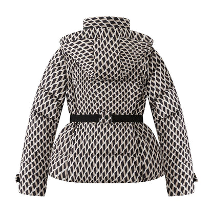 zellvo|Fashionable women's hooded winter coat for everyday outdoor wear