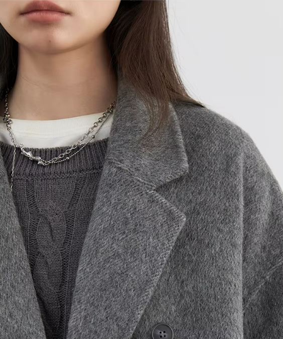 zellvo|Women's elegant long winter coat for everyday and formal wear