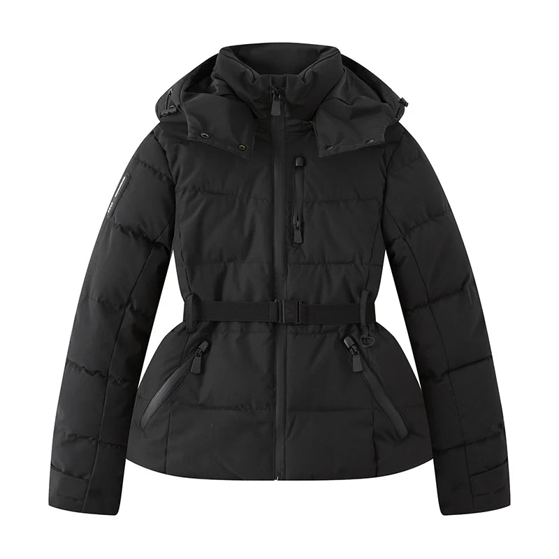 zellvo|Women's hooded padded winter jacket for warmth and everyday style