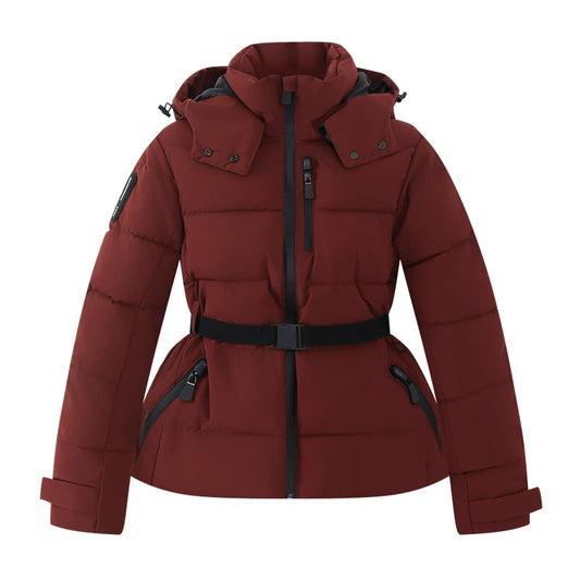 zellvo|Women's padded winter jacket with hood for cold weather protection