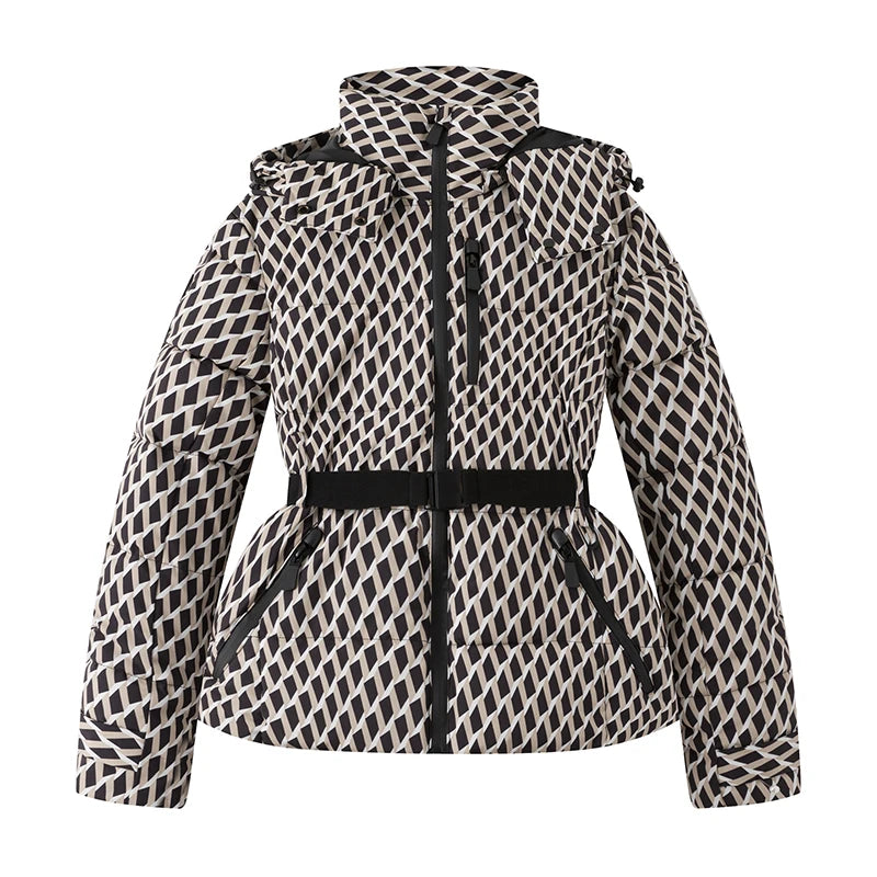 zellvo|Women's winter puffer jacket with padded insulation and hood